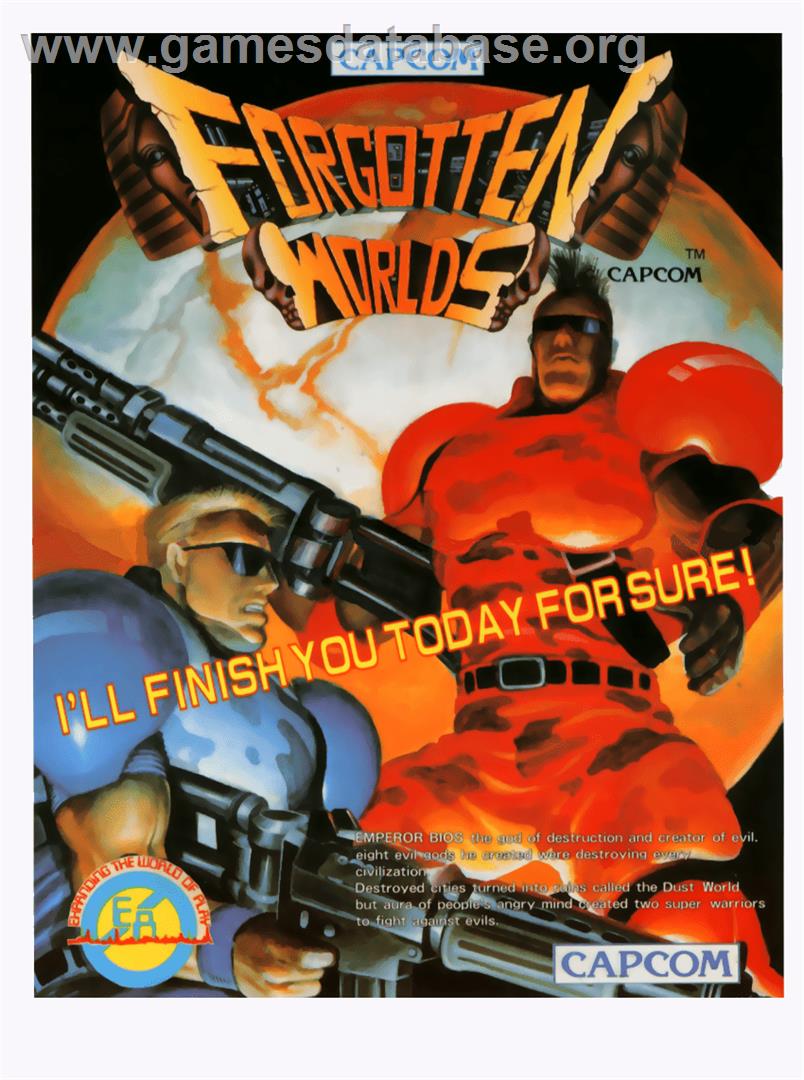 Forgotten Worlds - Arcade - Artwork - Advert