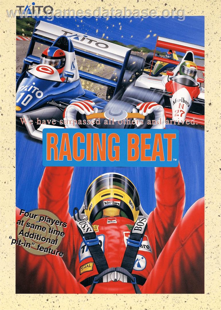 Racing Beat - Arcade - Artwork - Advert