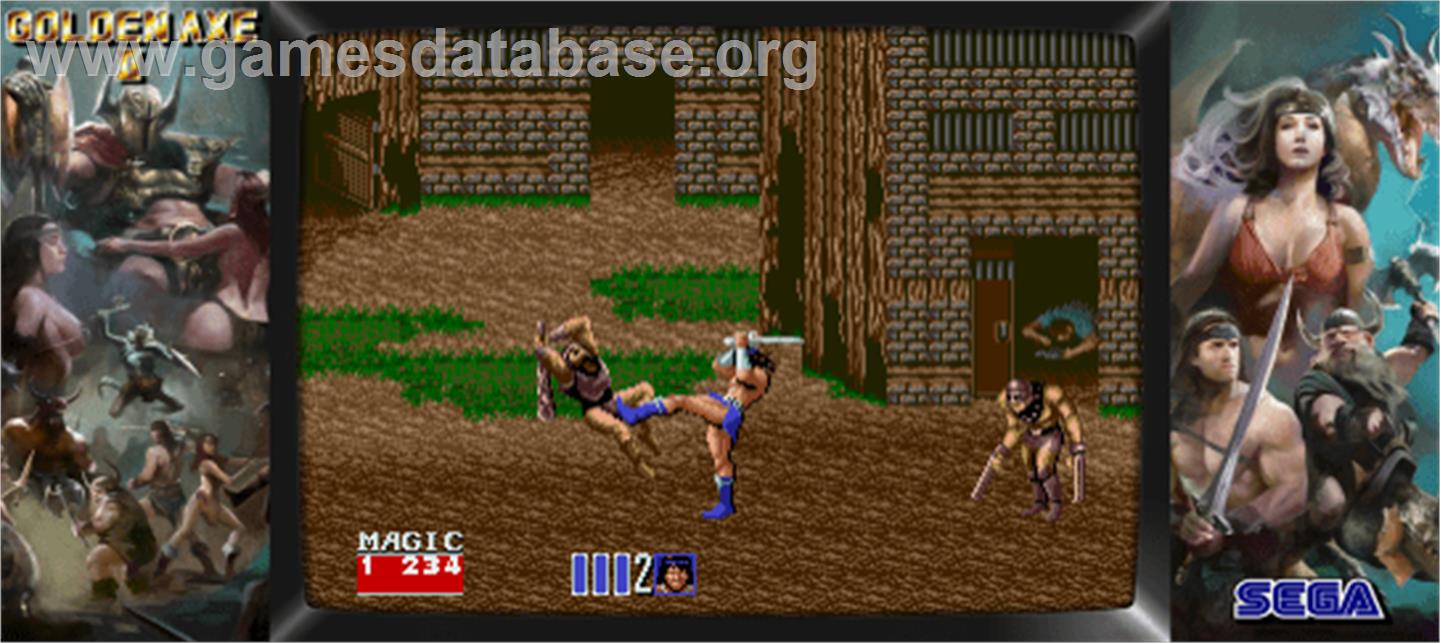 Golden Axe II - Arcade - Artwork - Artwork