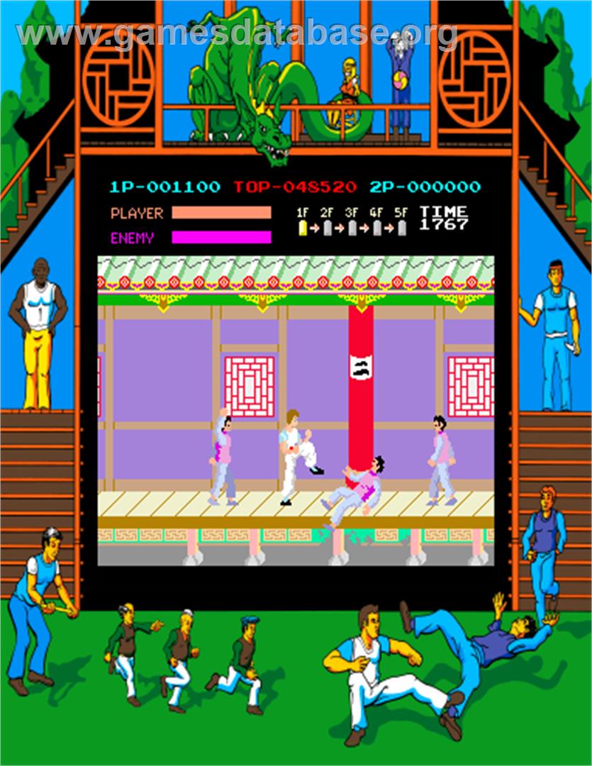 Kung-Fu Master - Arcade - Artwork - Artwork