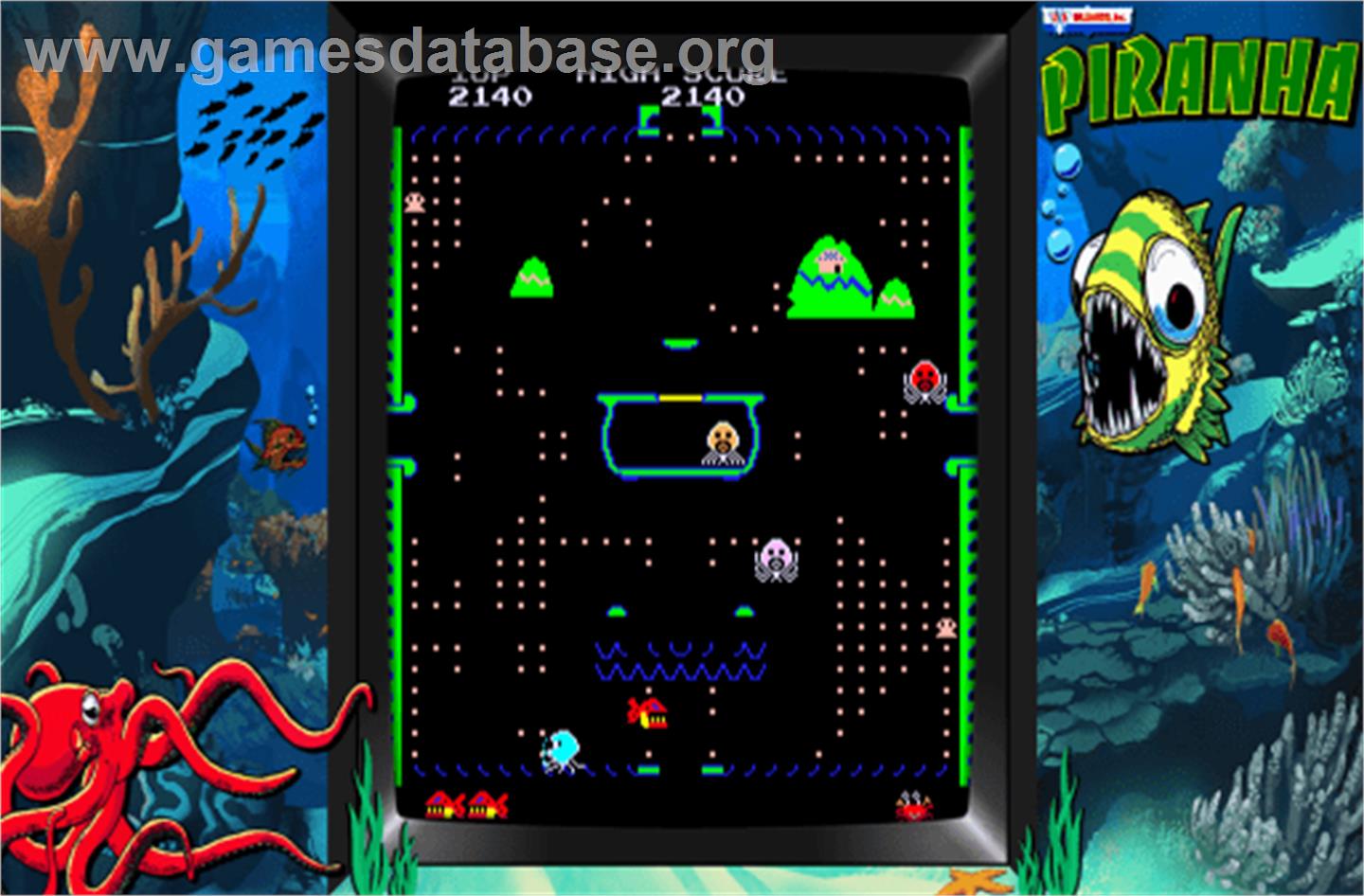 Piranha - Arcade - Artwork - Artwork