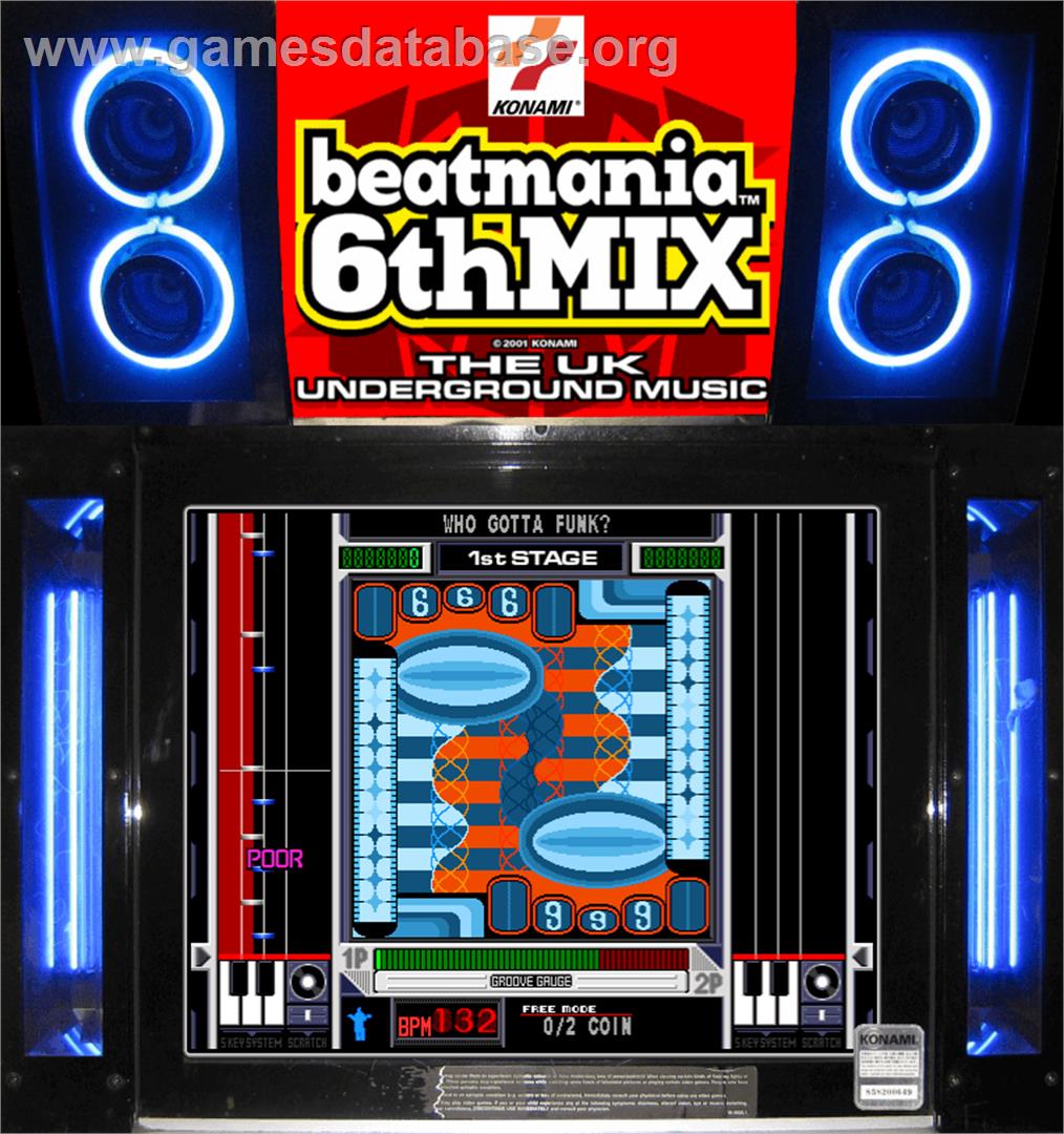 beatmania 6th MIX - Arcade - Artwork - Artwork