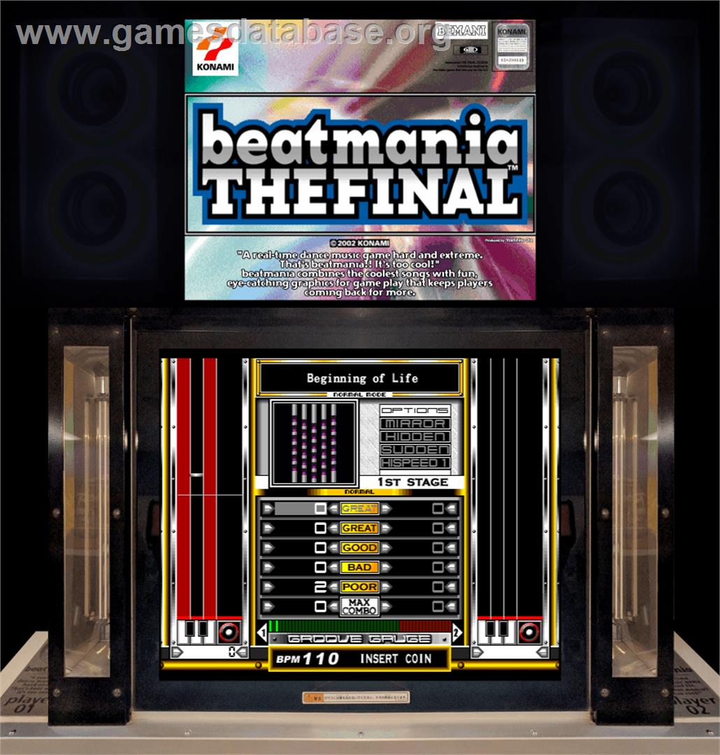 beatmania THE FINAL - Arcade - Artwork - Artwork