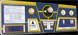 Arcade Control Panel for Lunar Rescue.