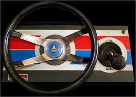 Arcade Control Panel for Top Racer.