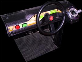 Arcade Control Panel for Wangan Midnight Maximum Tune.