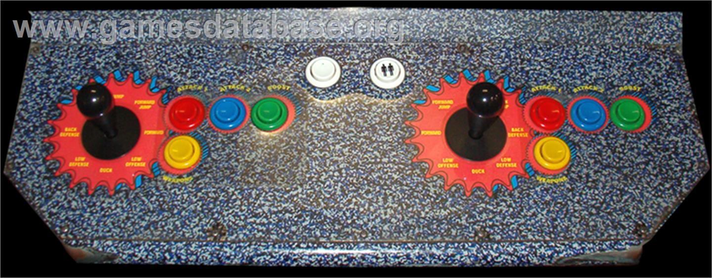 Cyberbots: Fullmetal Madness - Arcade - Artwork - Control Panel