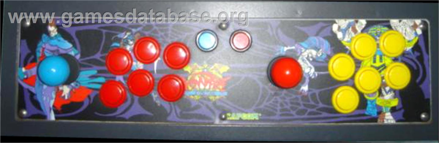 Darkstalkers: The Night Warriors - Arcade - Artwork - Control Panel