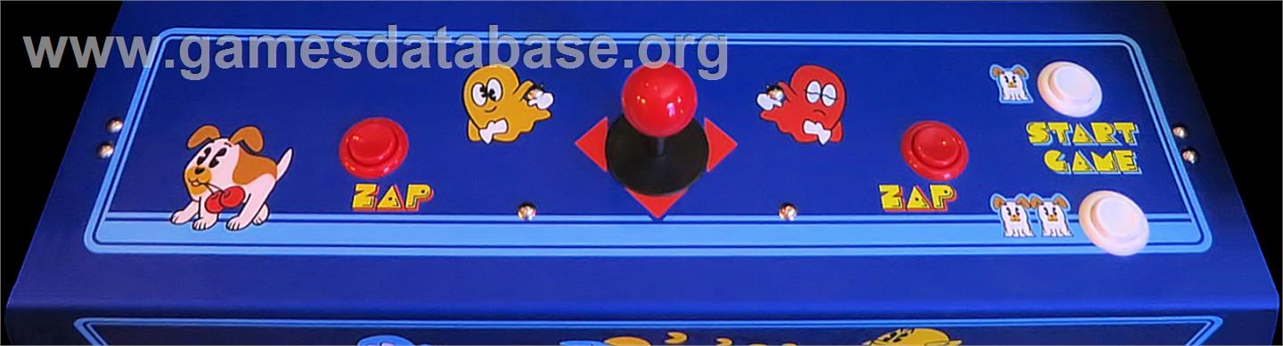 Pac-Man & Chomp Chomp - Arcade - Artwork - Control Panel