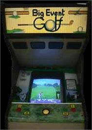 Arcade Cabinet for Big Event Golf.