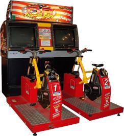 Arcade Cabinet for Downhill Bikers.