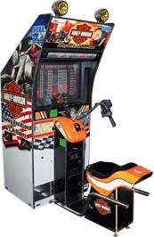 Arcade Cabinet for Harley-Davidson and L.A. Riders.