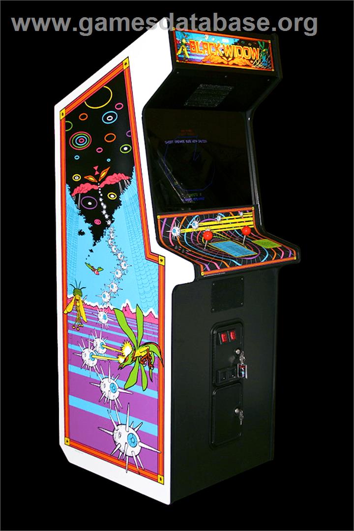 Black Widow - Arcade - Artwork - Cabinet