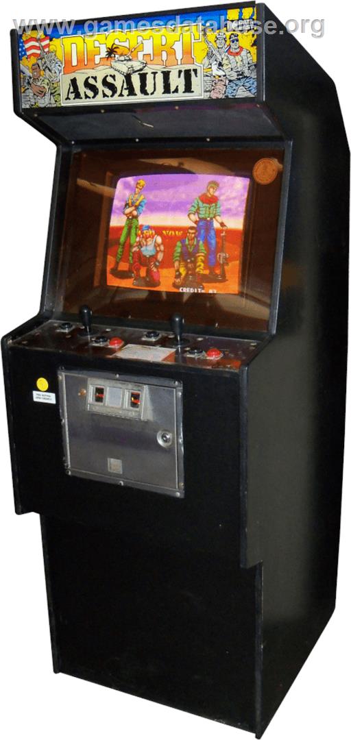 Desert Assault - Arcade - Artwork - Cabinet