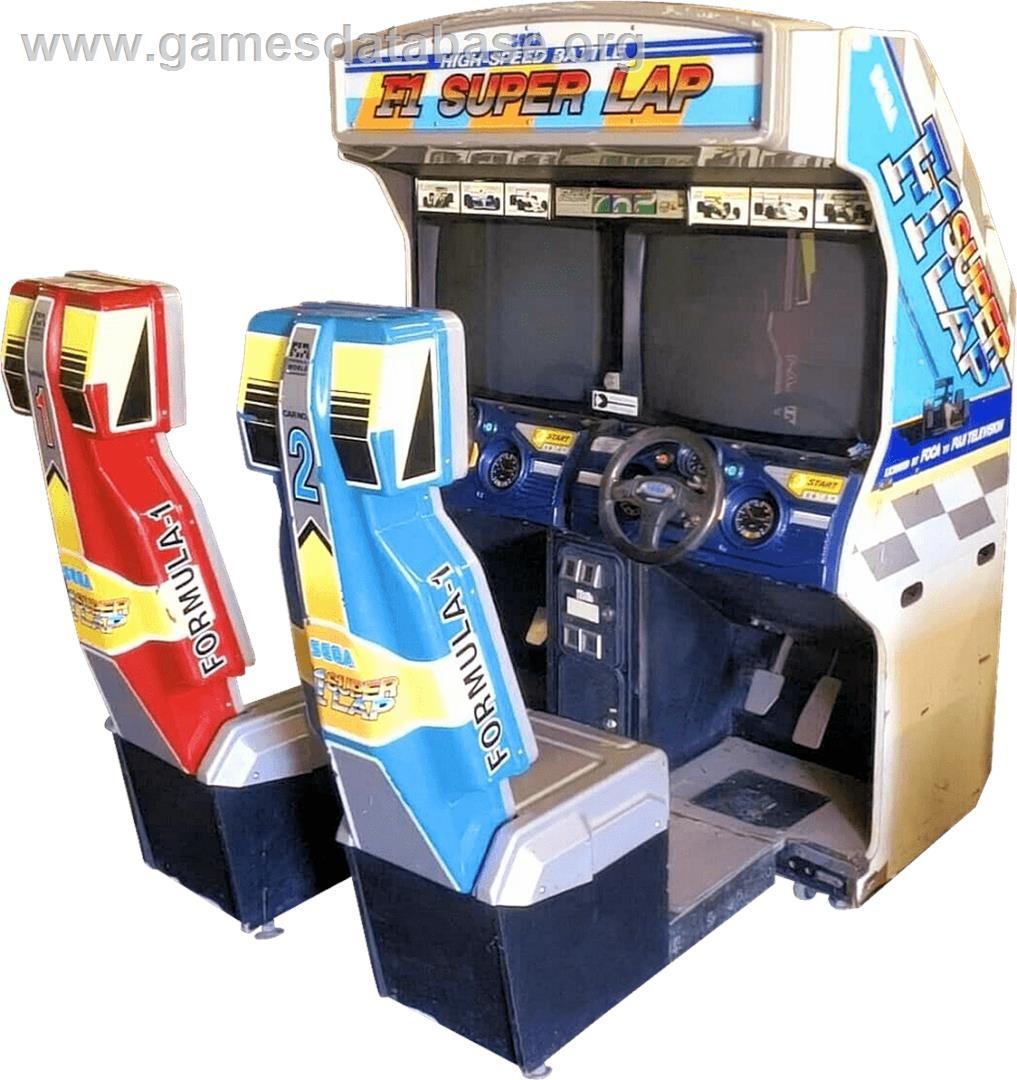 F1 Super Lap - Arcade - Artwork - Cabinet