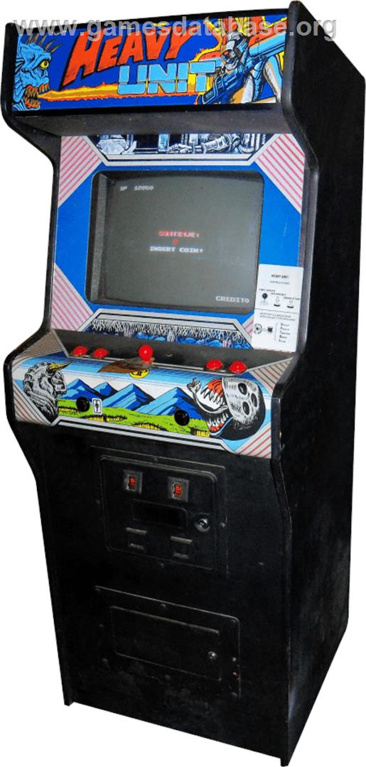 Heavy Unit -U.S.A. Version- - Arcade - Artwork - Cabinet