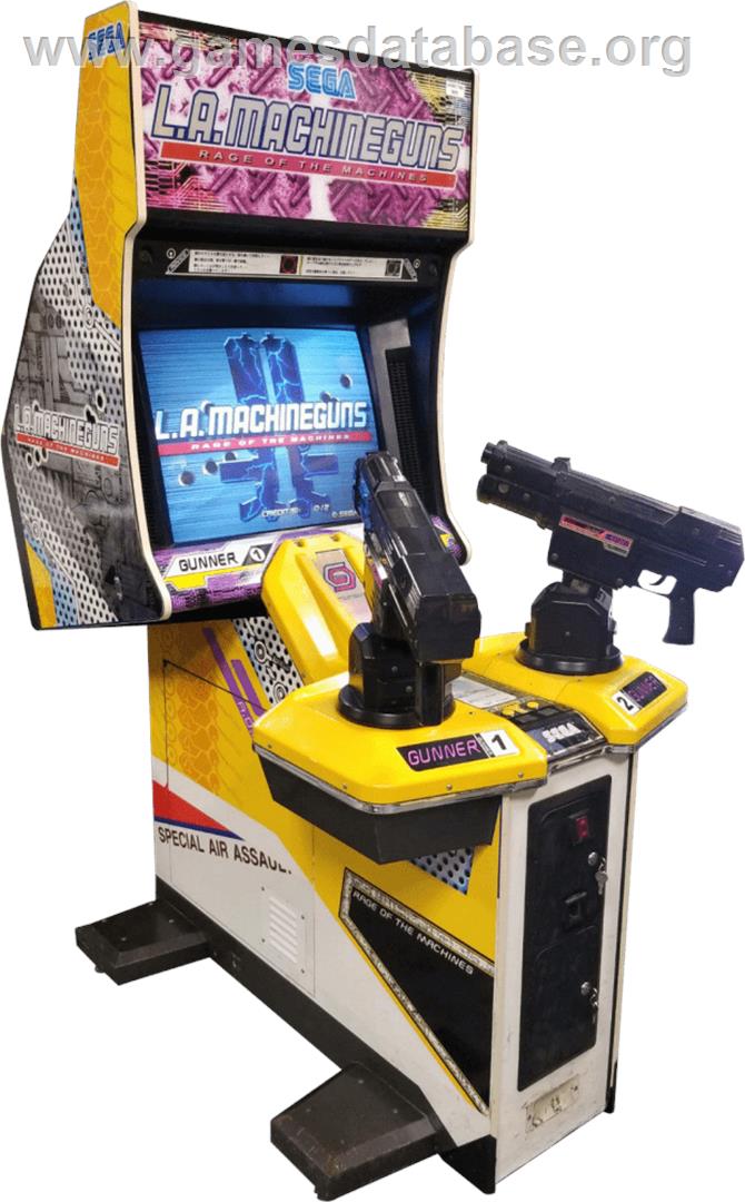 L.A. Machineguns - Arcade - Artwork - Cabinet