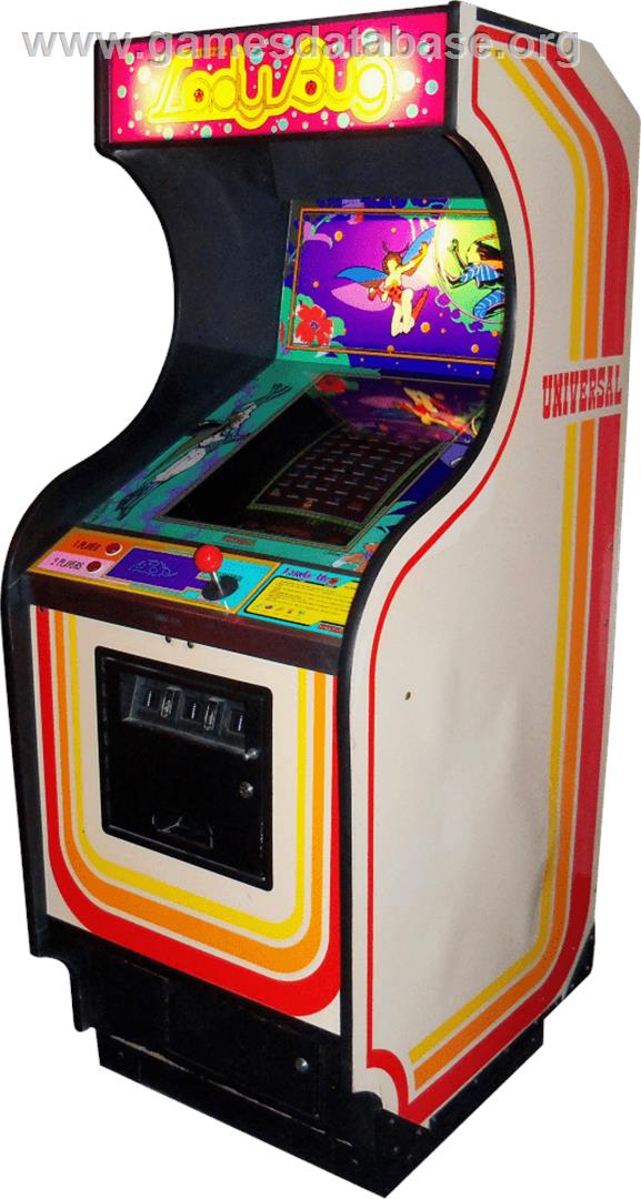 Lady Bug - Arcade - Artwork - Cabinet