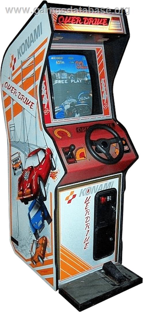 Over Drive - Arcade - Artwork - Cabinet