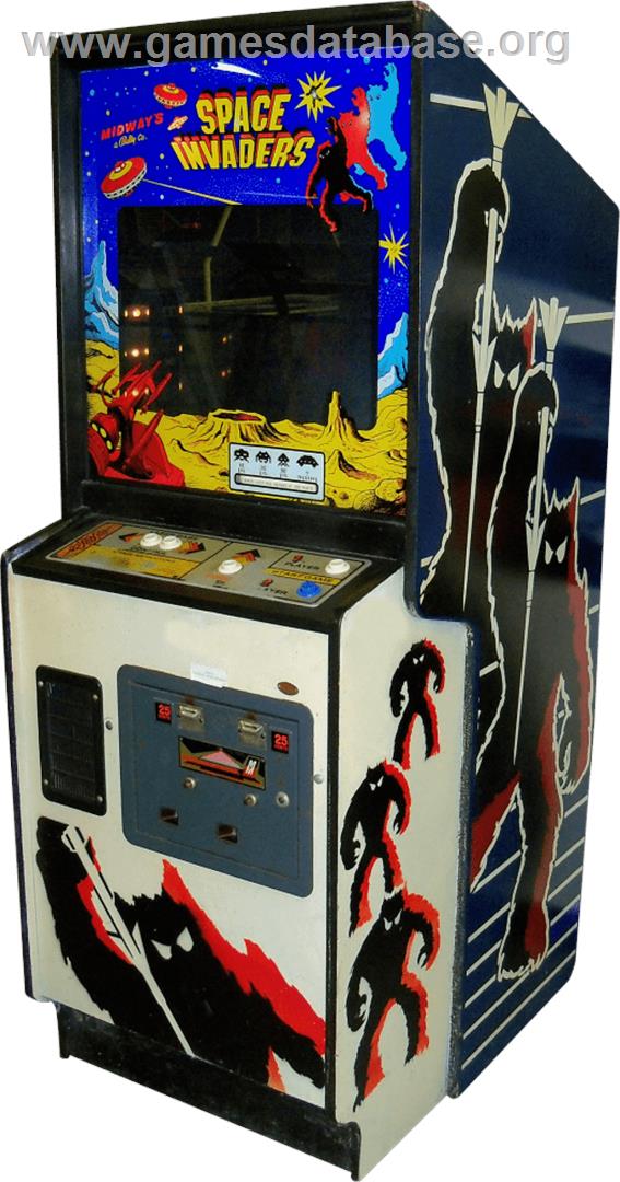 Space Attack - Arcade - Artwork - Cabinet