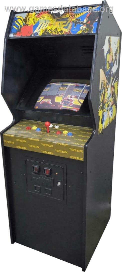 The Double Dynamites - Arcade - Artwork - Cabinet