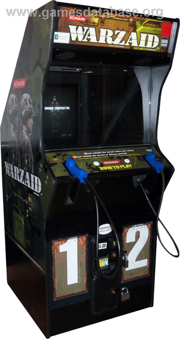 World Combat - Arcade - Artwork - Cabinet