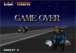 Game Over Screen for A.B. Cop.