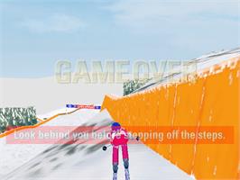 Game Over Screen for Alpine Racer.