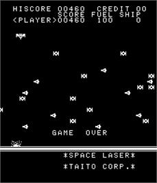 Game Over Screen for Astro Laser.