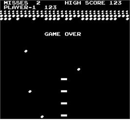 Game Over Screen for Avalanche.