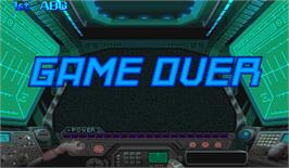 Game Over Screen for Cyberbots: Fullmetal Madness.