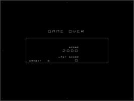 Game Over Screen for Delta Race.