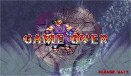 Game Over Screen for Dragoon Might.