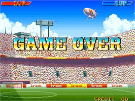 Game Over Screen for Dream Soccer '94.