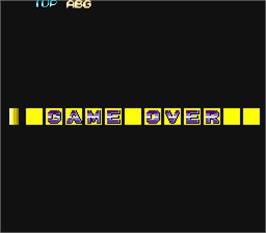 Game Over Screen for F-1 Dream.