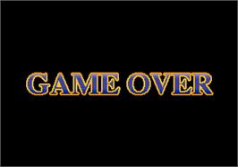 Game Over Screen for F1 Super Lap.