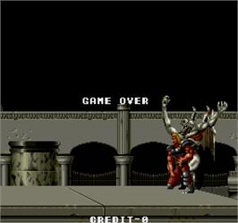 Game Over Screen for Fighting Fantasy.