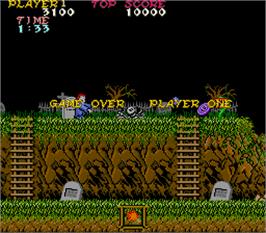 Game Over Screen for Ghosts'n Goblins.