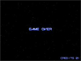 Game Over Screen for Gradius 4: Fukkatsu.