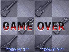 Game Over Screen for Guitar Freaks.