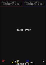 Game Over Screen for Gun Frontier.