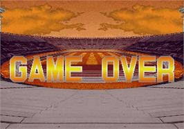 Game Over Screen for Hat Trick Hero '94.