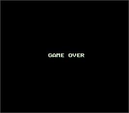 Game Over Screen for Heavy Unit -U.S.A. Version-.