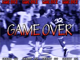 Game Over Screen for Hoops '96.