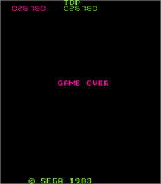 Game Over Screen for Hopper Robo.