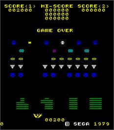 Game Over Screen for Invinco.