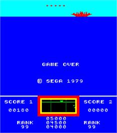 Game Over Screen for Invinco / Deep Scan.