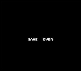 Game Over Screen for Kick Boy.