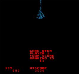 Game Over Screen for Kozmik Kroozr.