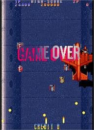 Game Over Screen for Kyukyoku Tiger II.